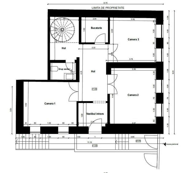 Casă de închiriat – Udriste | Ideal firmă | 174 mp - 3