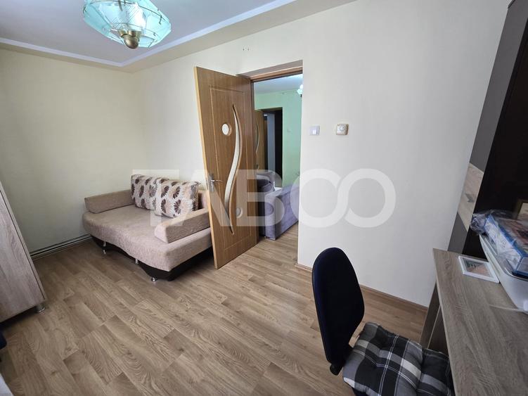 Apartament 2 camere de vanzare etajul 1 mobilat utilat Tiglari Sibiu - 9