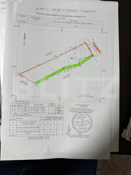 Casă individuală cu 4 camere cu Canalizare în Ulmi