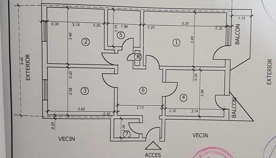 Ap. 3 camere Decomandate, Str. 22 Decembrie - 10