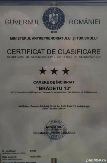 Garsoniera moderna, ideala pentru investi?ie Bradetu, Arge? | 3 stele turism - 8