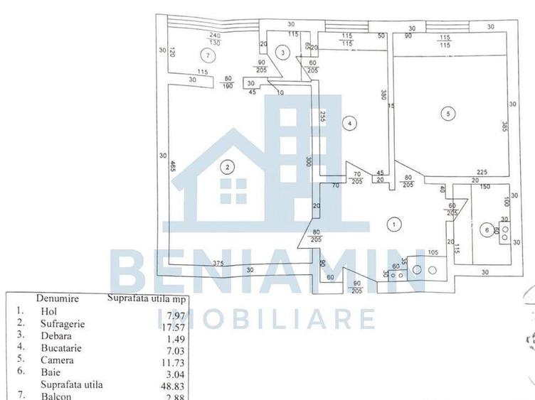 2 Decomandate Mobilat Utilat Calea Bucuresti Rotonda 52mp - 3