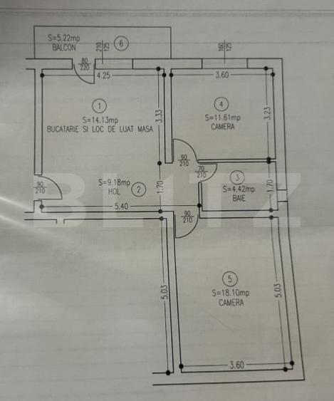 Apartament cu 3 camere decomandat, mobilat în Gherla