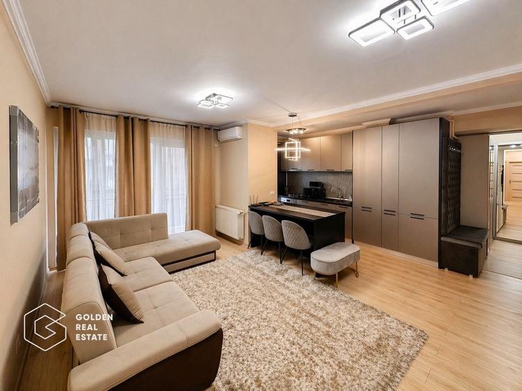Apartament superb, BERMO, 2 camere, etaj 1, totul nou, centrala proprie, balcon - 1