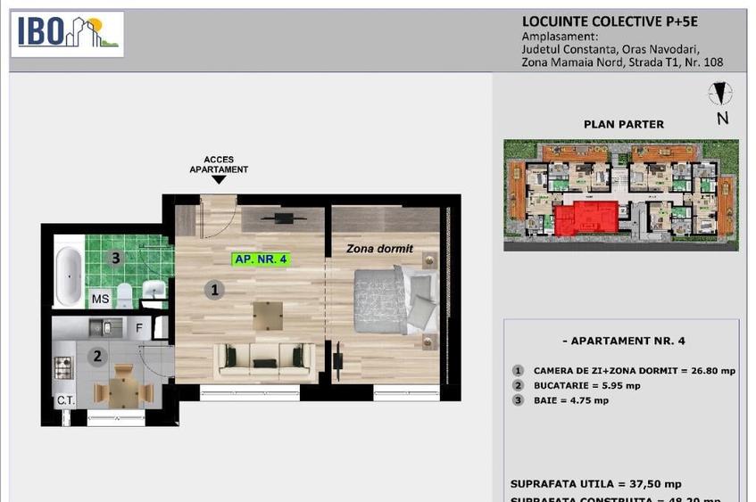 Apartamente tip studio Mamaia Nord / Sat - 1