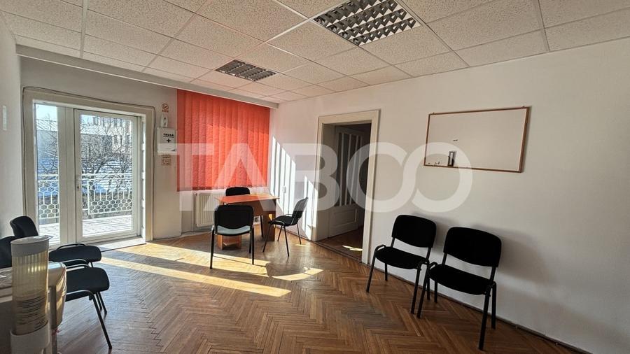 Spatiu birouri 3 balcoane si o terasa in Sibiu 120 mp zona Centrala - 5