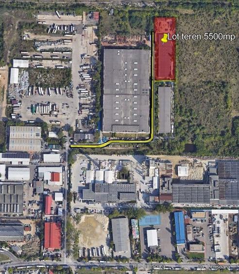 Vanzare hala Bd. Timisoara 2195 mp, toate utilitatile, teren 5900 mp - 5