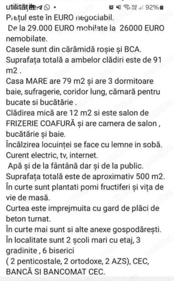 Vand 2 cladiri in Loc.Motatei jude?ul Dolj 29.000 EURO - 6