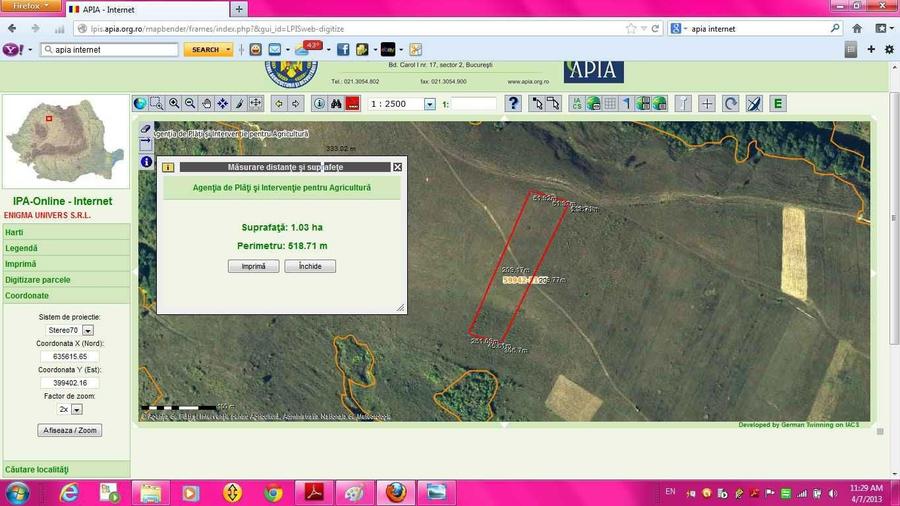 Vand teren agricol, Curtuiusul Dejului - 1