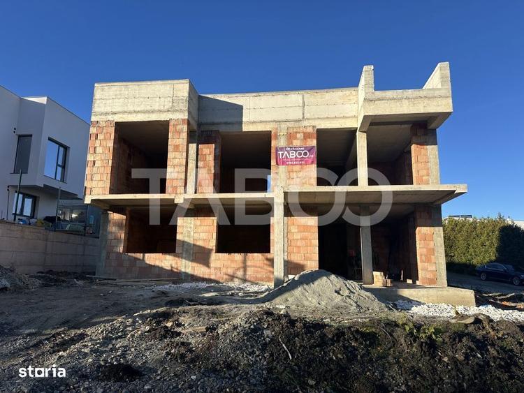 Vila premium Cisnadioara panorama, piscina infinity, teren 485 mp - 1