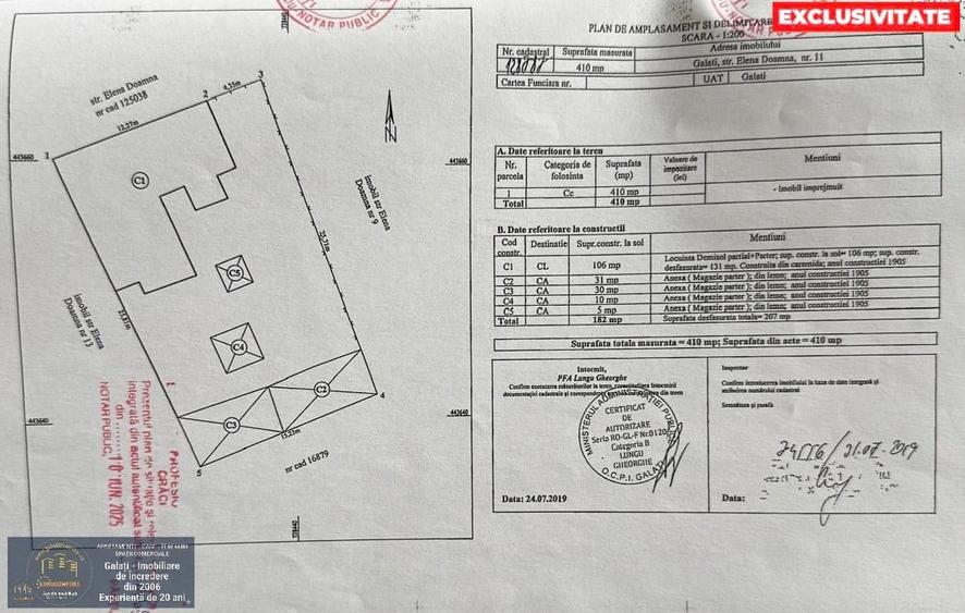 Vanzare Proprietate cu arhitectură clasică și 685 mp teren – Centru Galați - 6