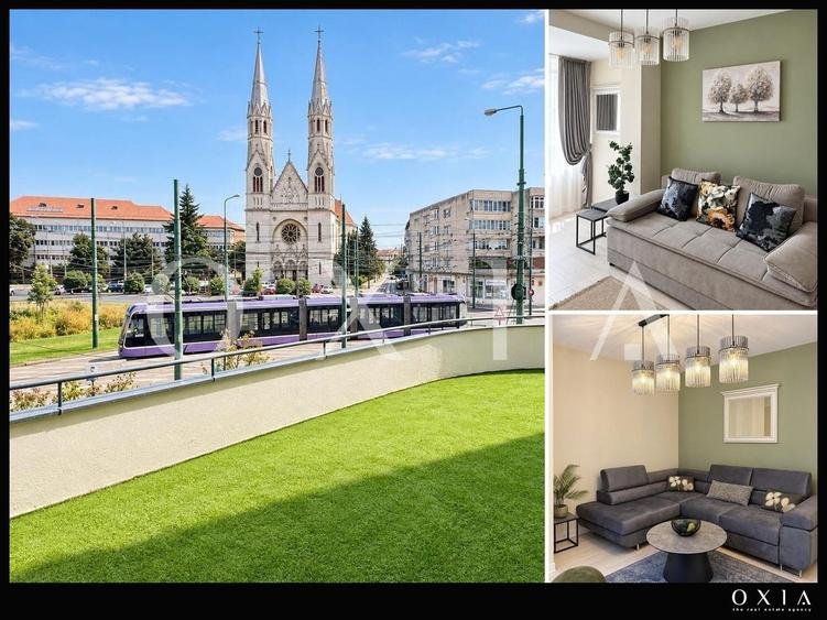 Apartament cu 3 camere decomandat, mobilat în Bălcescu