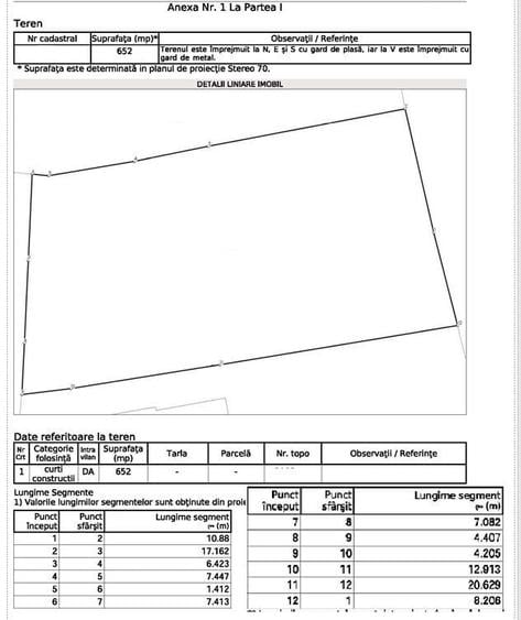 Teren Construcții intravilan de 652 mp, în Andrei Mureșanu
