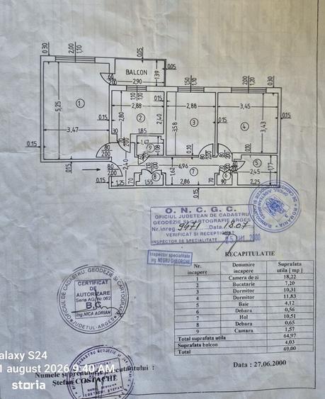 Apartament cu 2 camere decomandat în Banat