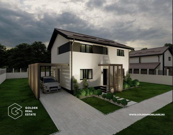 Casă individuală cu 4 camere cu Teren 400 Mp în 6 Vânători