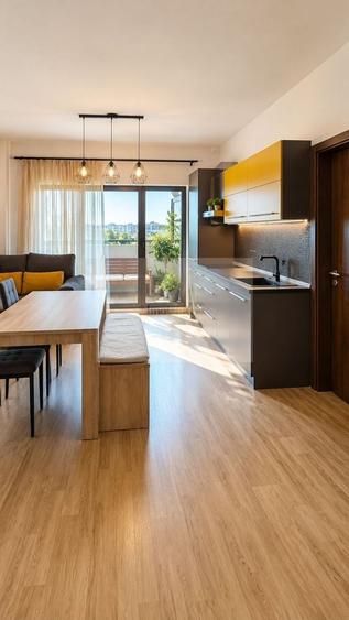 Apartament cu 3 camere semidecomandat, mobilat în Zorilor