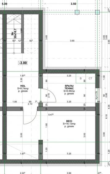 Duplex cu 6 camere cu Canalizare în Mănăștur