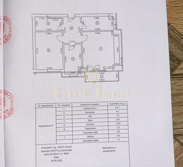 Apartament cu 3 camere, mobilat în Avantgarden