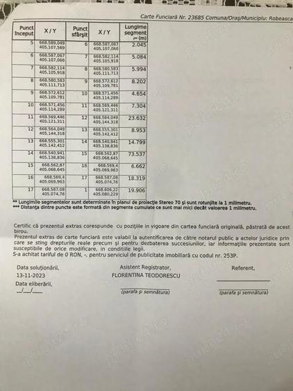 Teren de 2326 mp, în Moșești