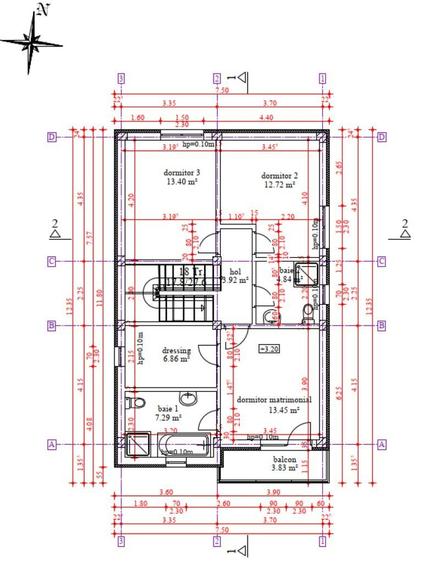 Casa individuala moderna P+E in Balotesti,comision 0% - 37