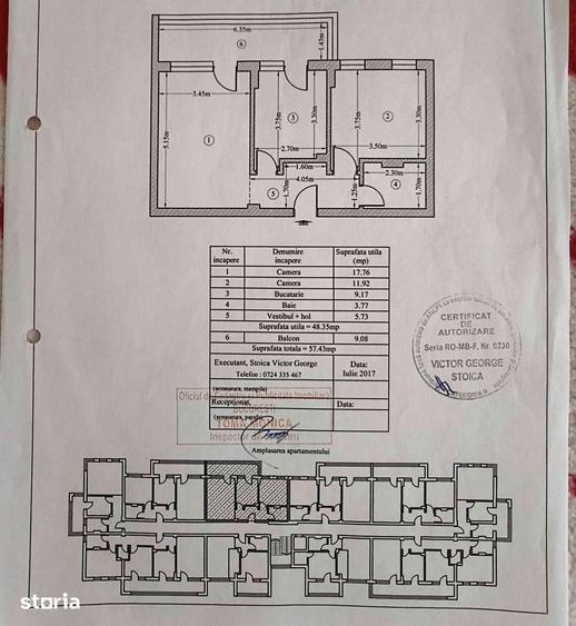 Apartament cu 2 camere decomandat în Apărătorii Patriei