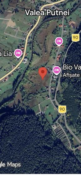 Teren de 13841 mp, în Valea Putnei