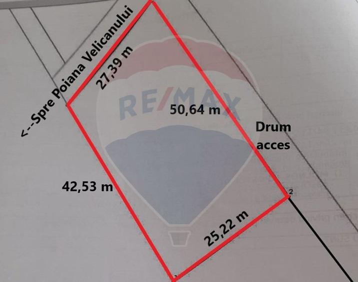 Teren agricol extravilan de 1447 mp, în Glăjărie