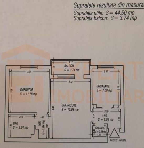Apartament 2 camere de vânzare in zona City Park-Constanța | Renovat | 44,50 mp - 12