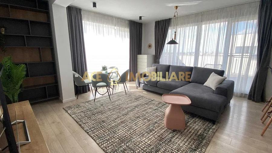 Apartament cu 3 camere decomandat, mobilat în Pipera