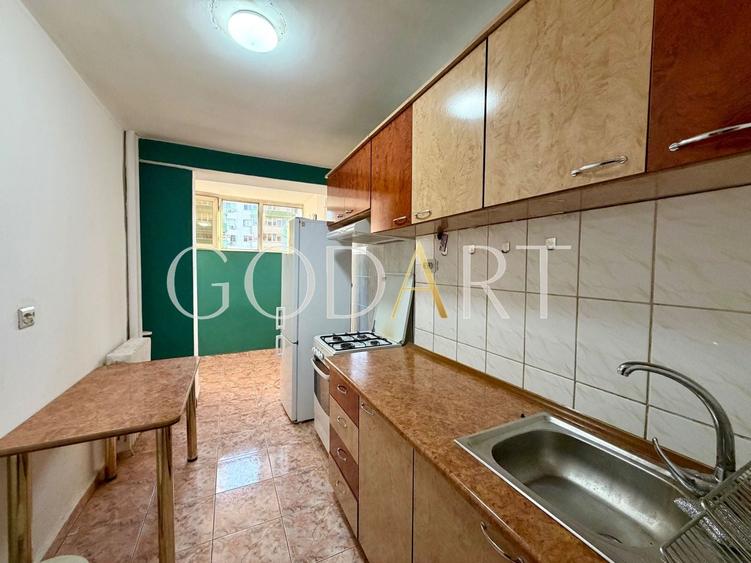 Apartament cu 2 camere semidecomandat în Ștefan cel Mare
