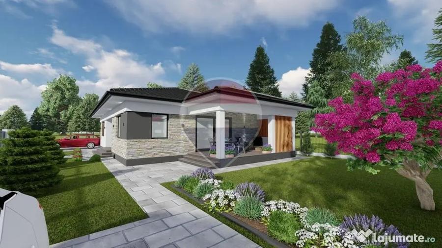 Casă cu 4 camere cu Teren 550 Mp în Mocira