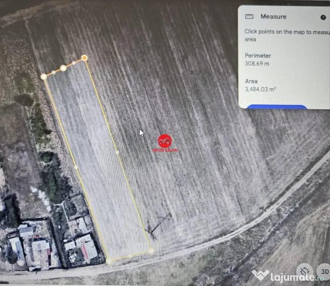Teren de 3487 mp, în Cumpăna