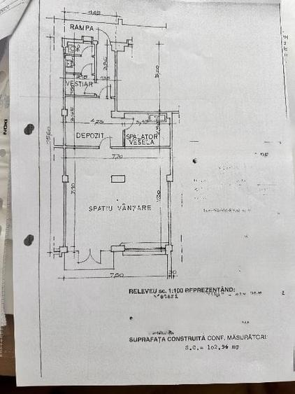 Spațiu comercial, de 102 mp, în Inel II