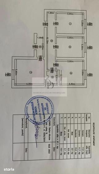 Apartament cu 2 camere decomandat în Andrei Mureșanu