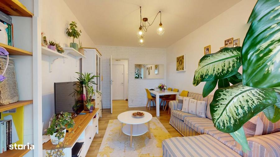 Apartament cu 3 camere decomandat, mobilat în Doamna Ghica