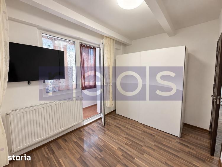 Apartament cu 2 camere semidecomandat, mobilat în Tei