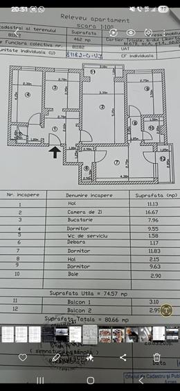 Apartament cu 4 camere decomandat în Trivale