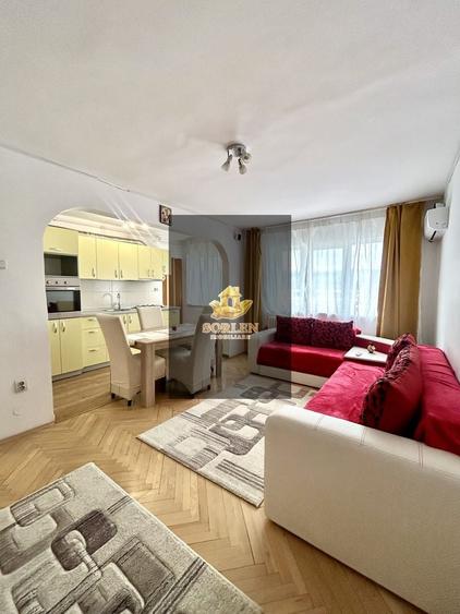 Apartament cu 3 camere semidecomandat, mobilat în Mănăștur