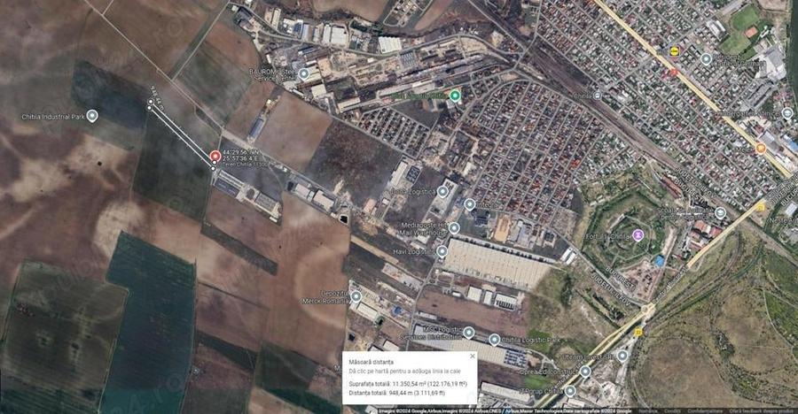 Teren de 11300 mp, în Central