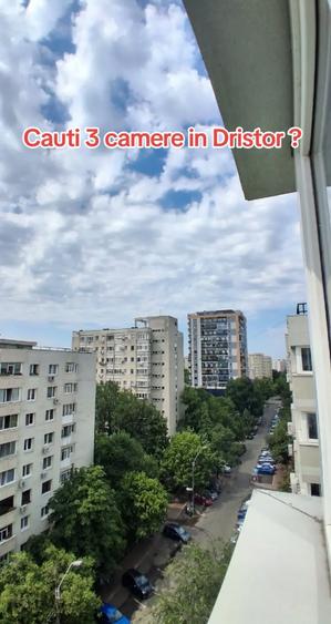 Apartament cu 3 camere decomandat în Dristor