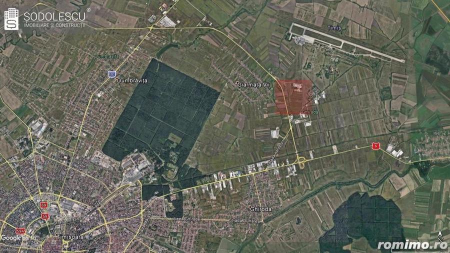 Teren de 18379 mp, în Aeroport
