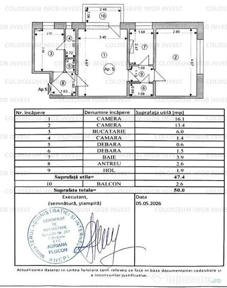 Apartament 2 Camere | Etaj 1 din 4 | Zona Astra cf 1 sdec - 9