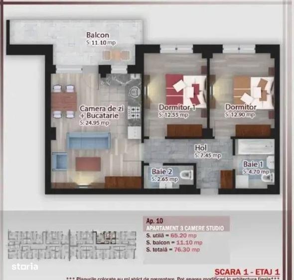Apartament cu 3 camere în Theodor Pallady — fotografia 1