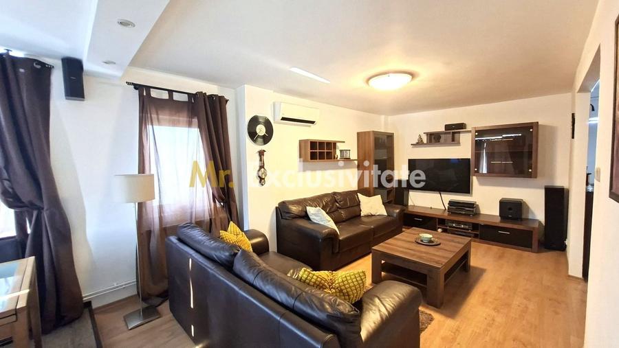 Apartament cu 3 camere decomandat, mobilat în Popa Șapcă