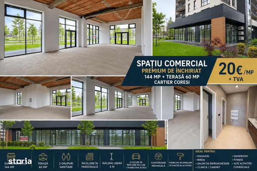 Spațiu comercial, de 144 mp, în Central