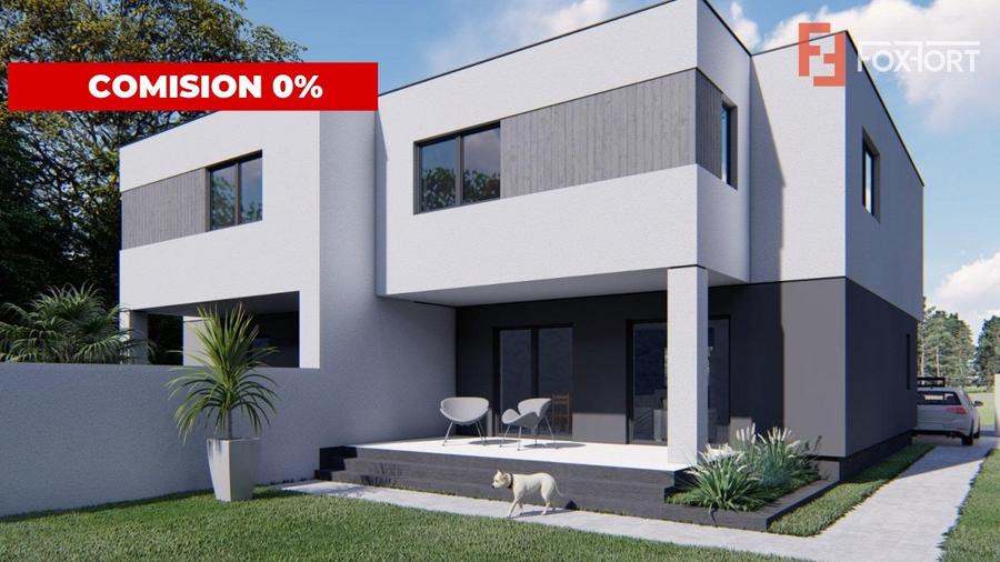 Duplex cu 4 camere cu Teren 330 Mp în Săcălaz