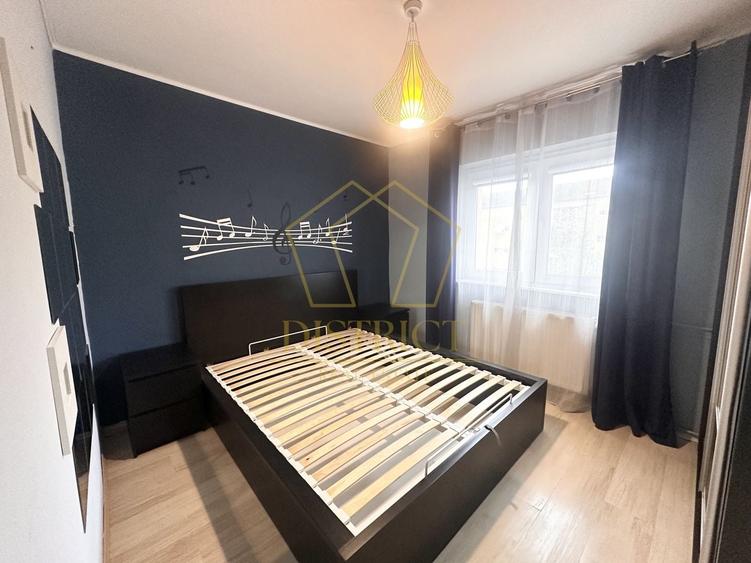 Apartament cu 2 camere semidecomandat, mobilat în Girocului