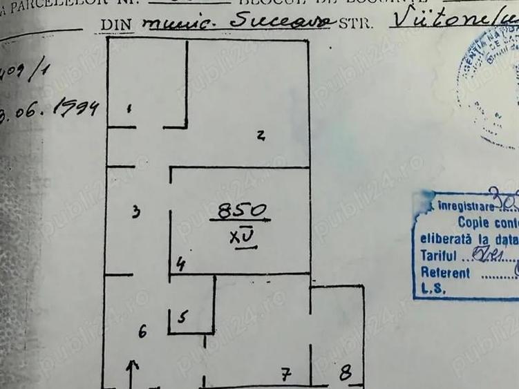 Apartament cu 3 camere decomandat în Obcini