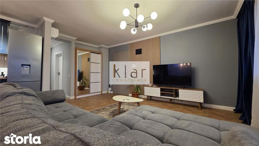 Apartament cu 2 camere semidecomandat, mobilat în Sopor