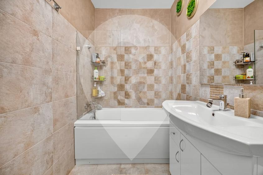 Apartament cu 2 camere decomandat, mobilat în Tractorul